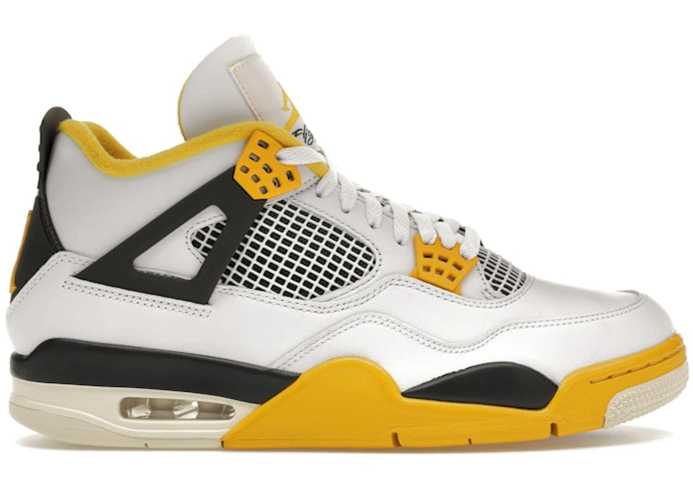 JORDAN 4 RETRO VIVID SULFUR (WOMENS)