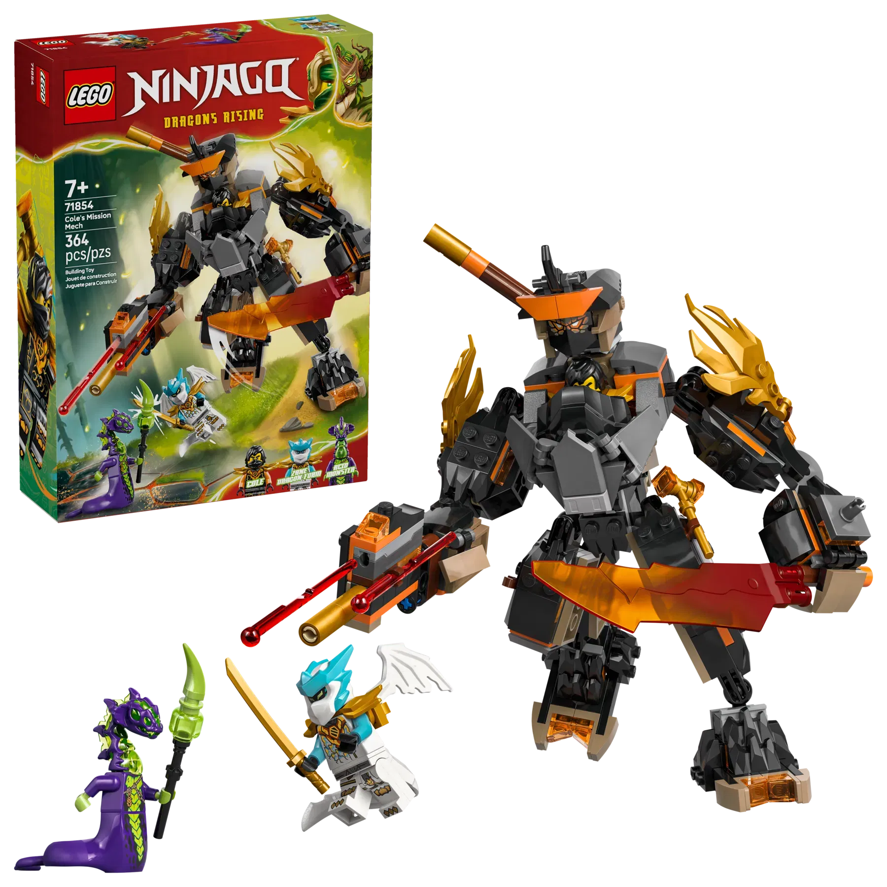 Lego Coles Mission Mech Dragon Zane