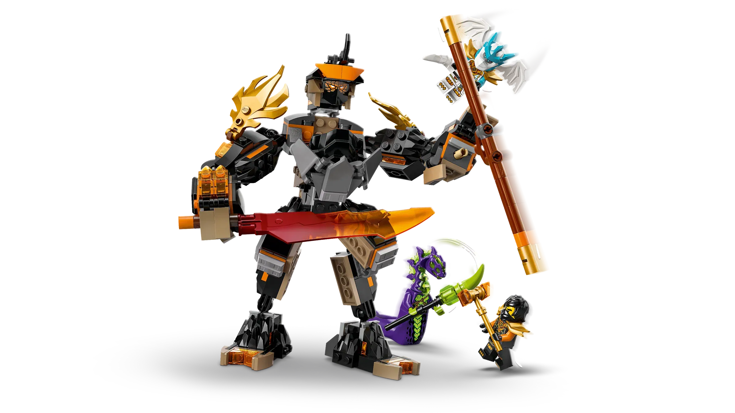 Lego Coles Mission Mech Dragon Zane