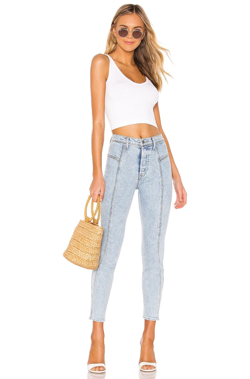 Free People Solid Rib Brami in White