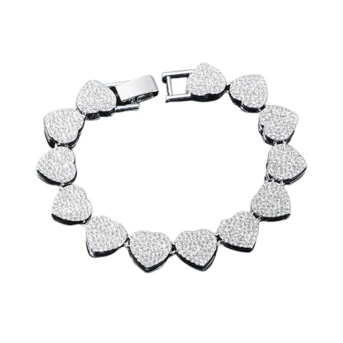 Shiny Heart Shape Bracelets