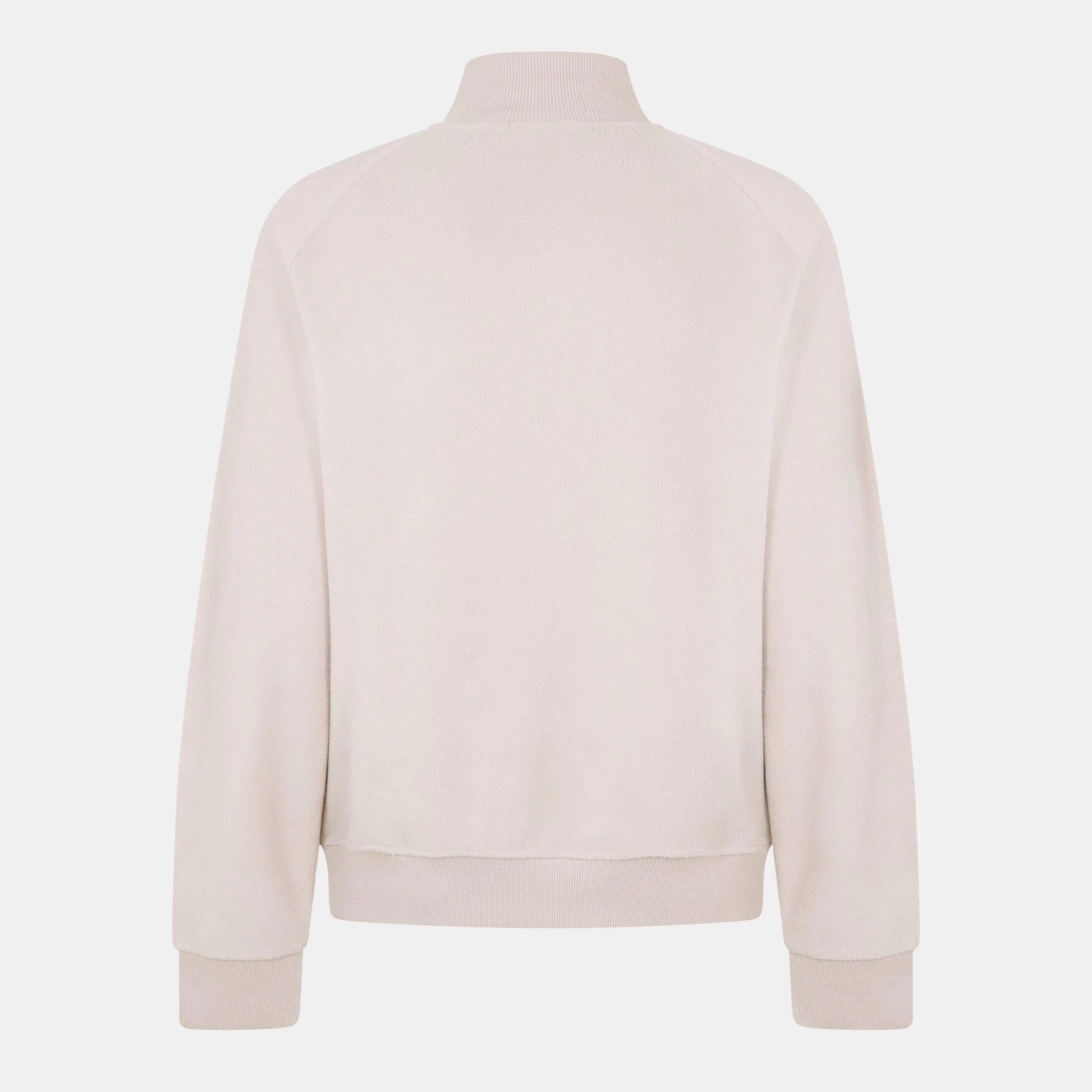 Lounge Full-Zip Mock Neck Top