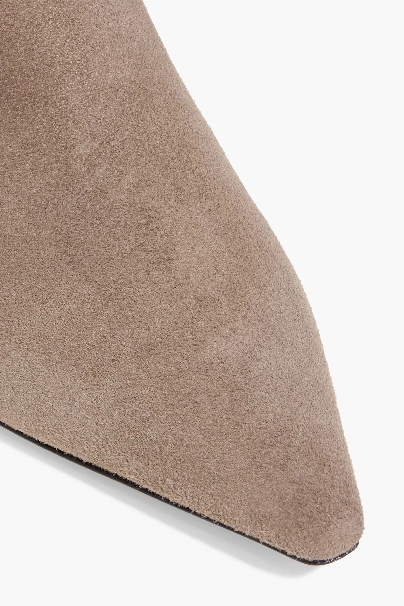 Stuart Weitzman Naomi 50 Suede Knee Boots Taupe Women's