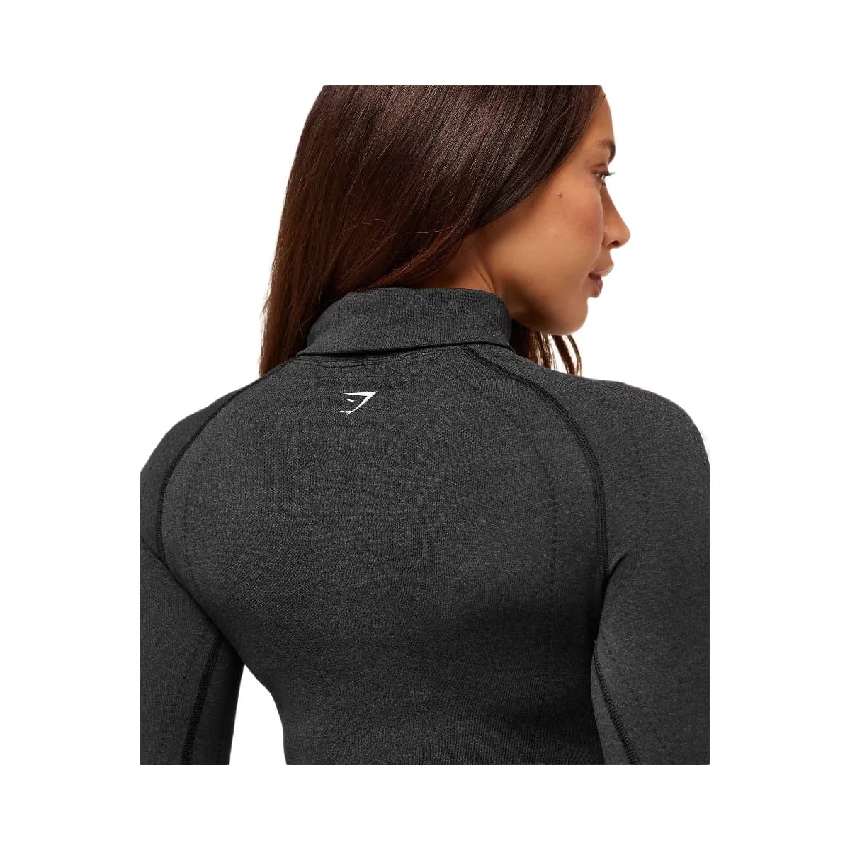 Gymshark Vital Warm Long Sleeve Top - Black Marl