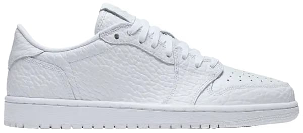 Air Jordan 1 Retro Low Swooshless 'Triple White'