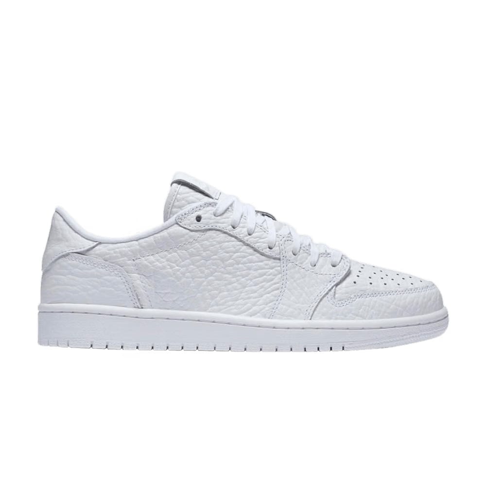 Air Jordan 1 Retro Low Swooshless 'Triple White'