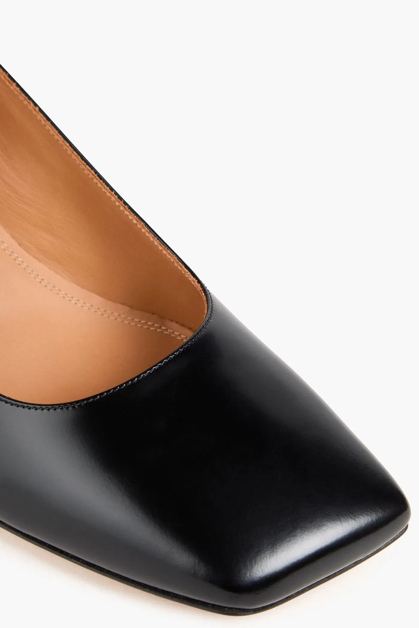 Maison Margiela Four Stitches Leather Pumps Black Women's