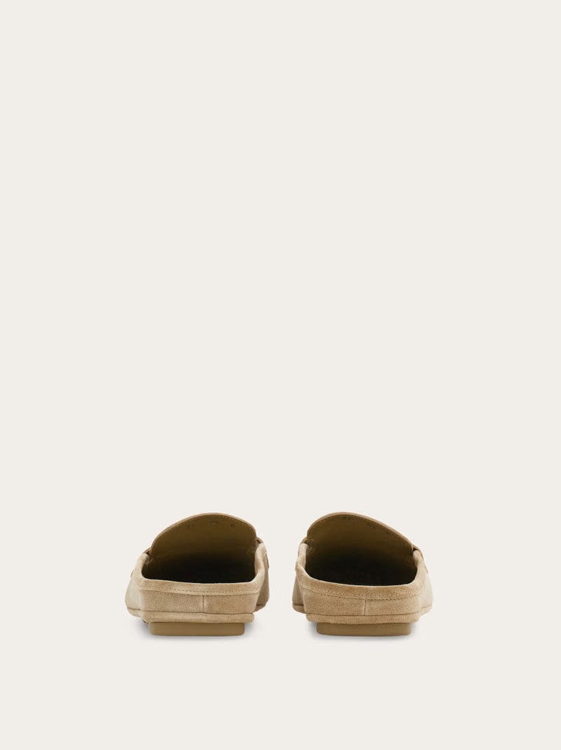 Loafer mule with Gancini ornament
