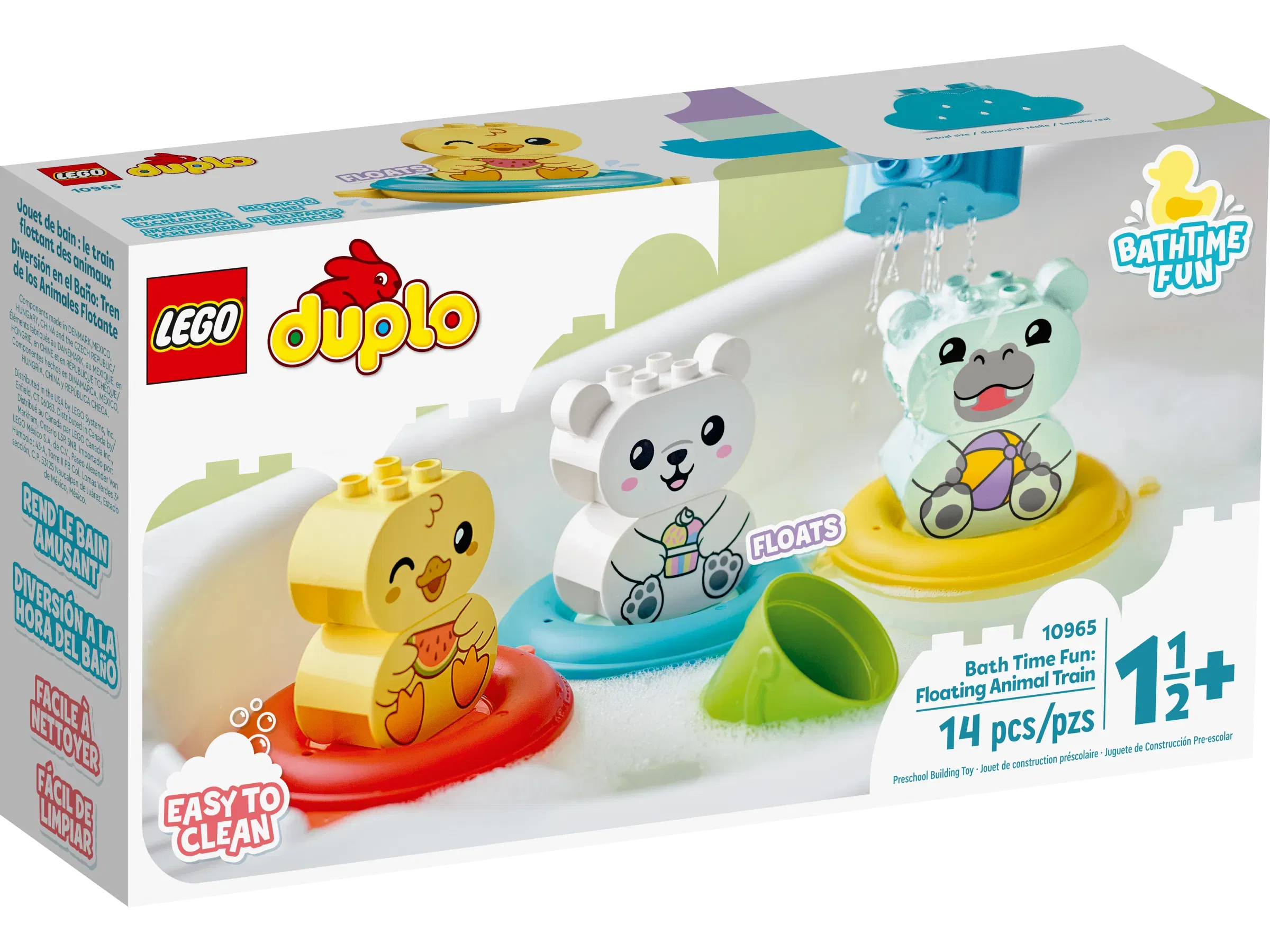Lego Bath Time Fun Floating Animal Train
