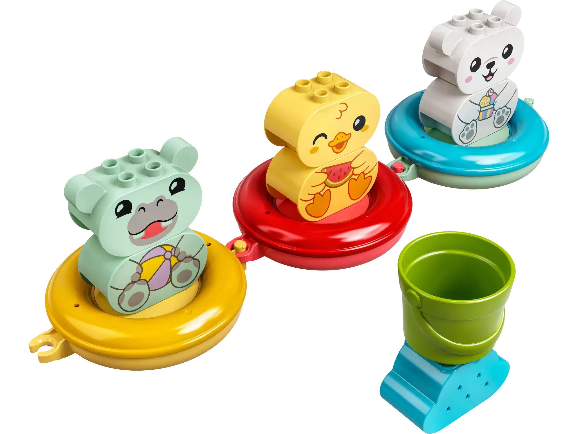 Lego Bath Time Fun Floating Animal Train