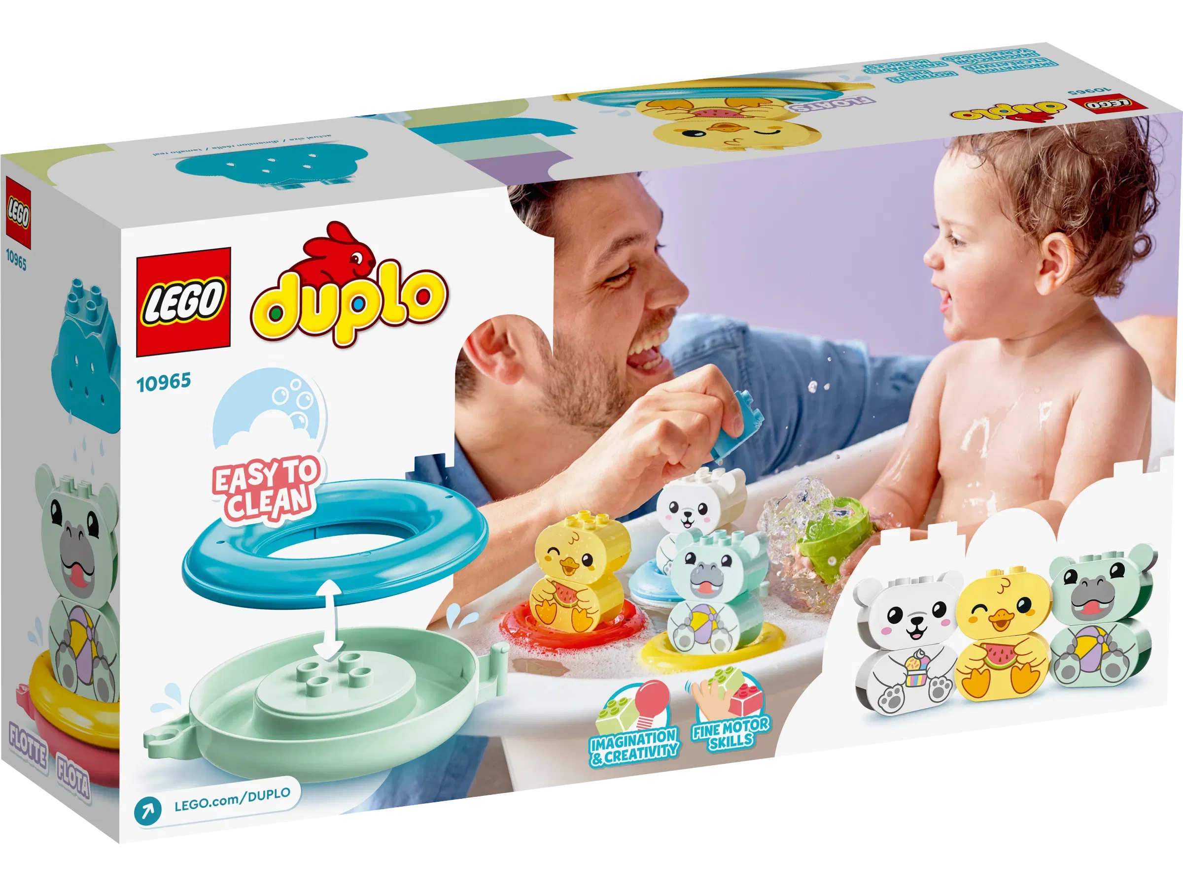 Lego Bath Time Fun Floating Animal Train