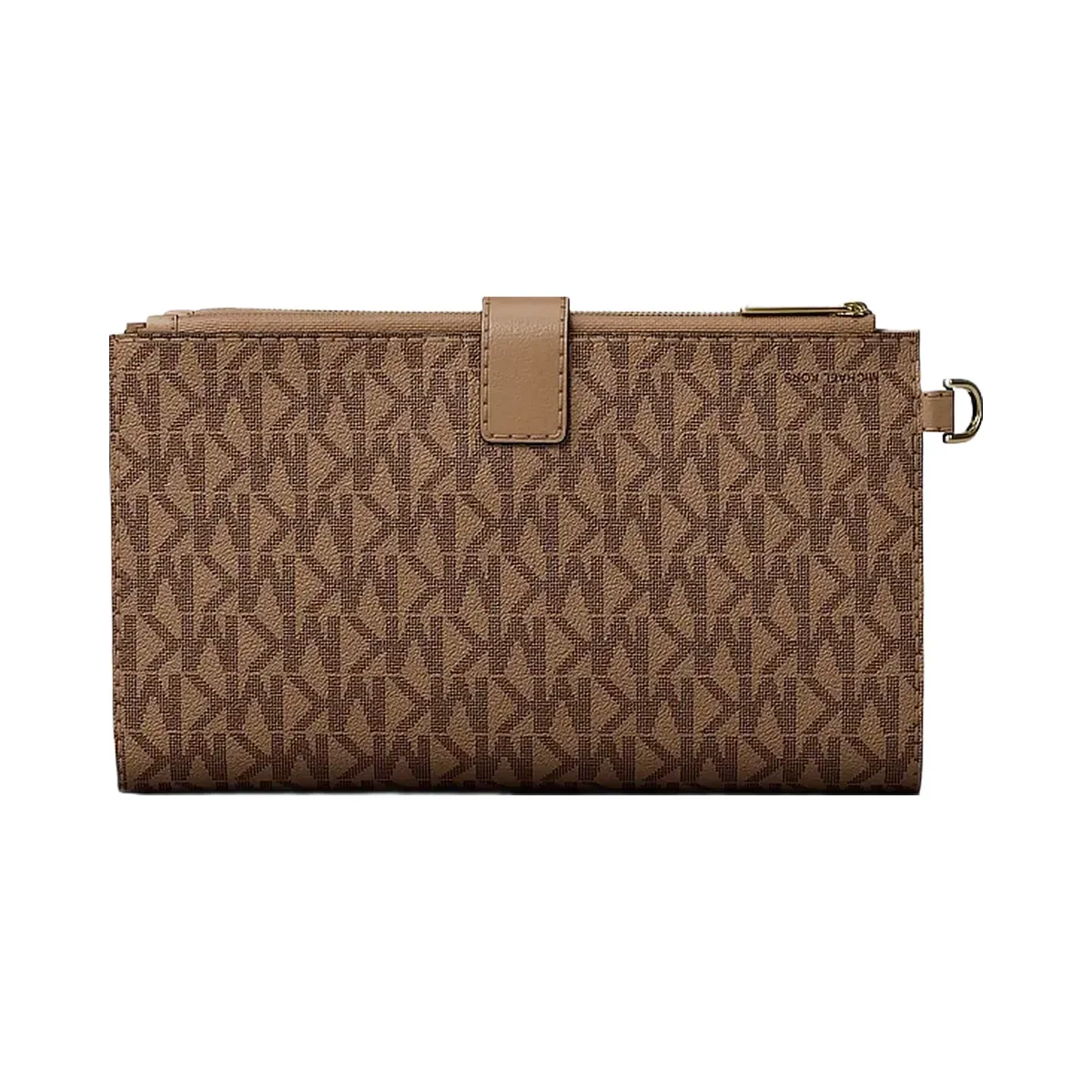 Michael Kors Jet Set Large Signature Logo Wristlet Camel