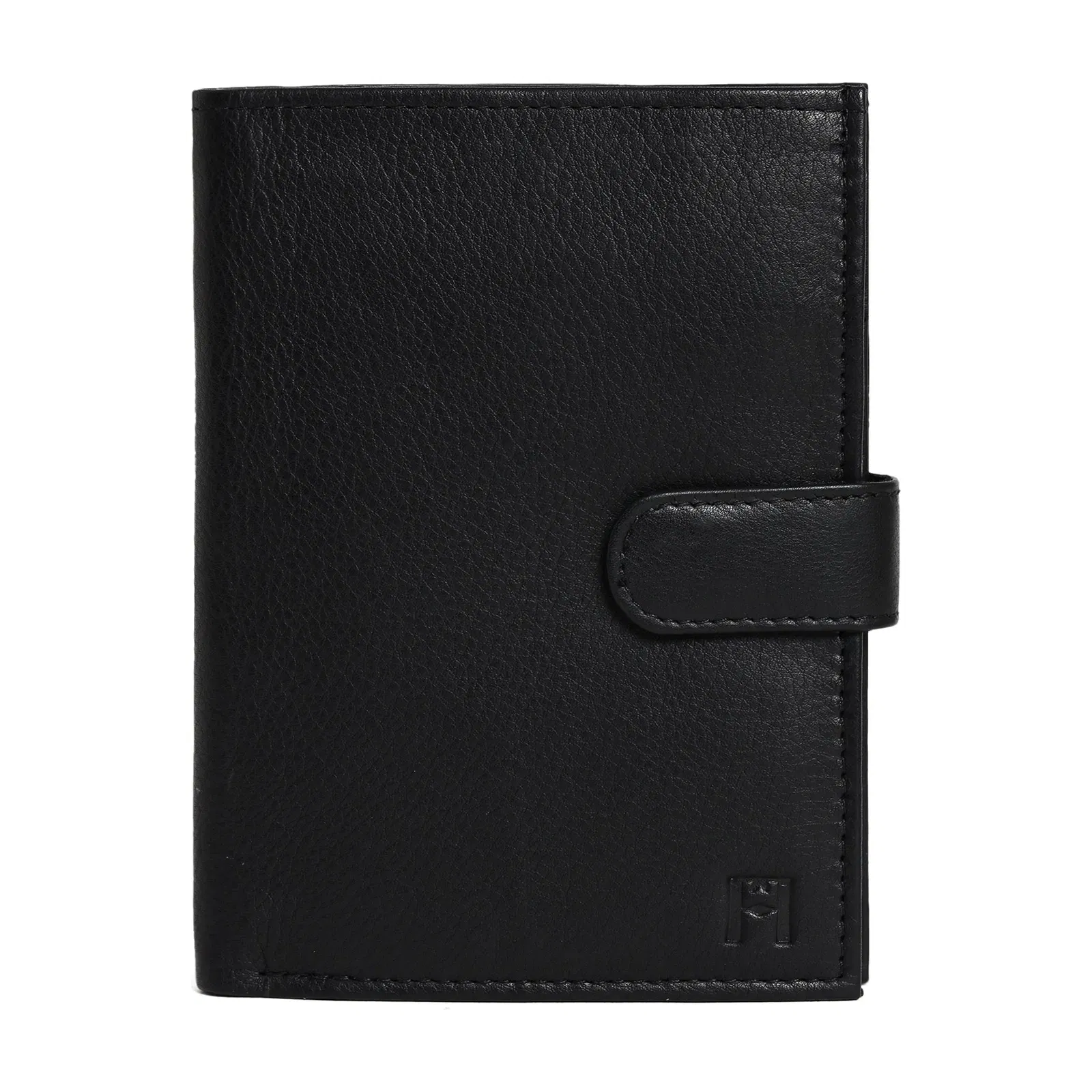 Filato Passport Leather Wallet With RFID | Black