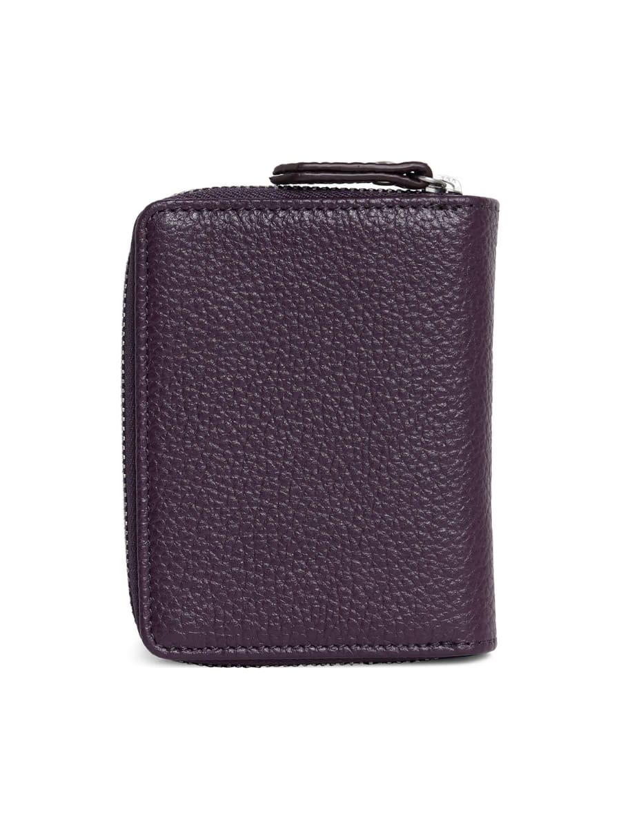 Aero Bi-Fold Wallet, Leather With RFID Blocking | Blackberry wine