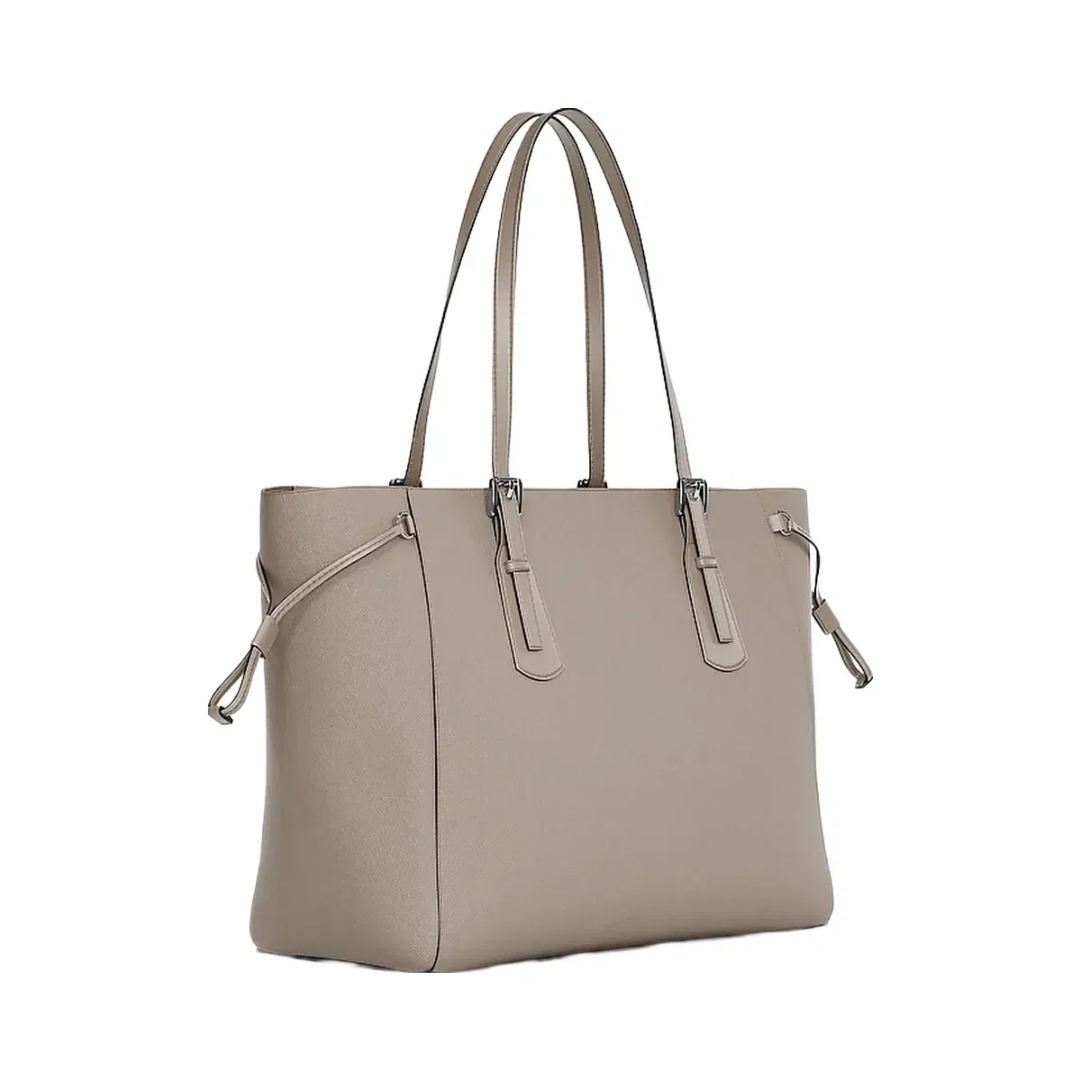 Michael Kors Voyager Large Saffiano Leather Tote Bag Pearl Grey