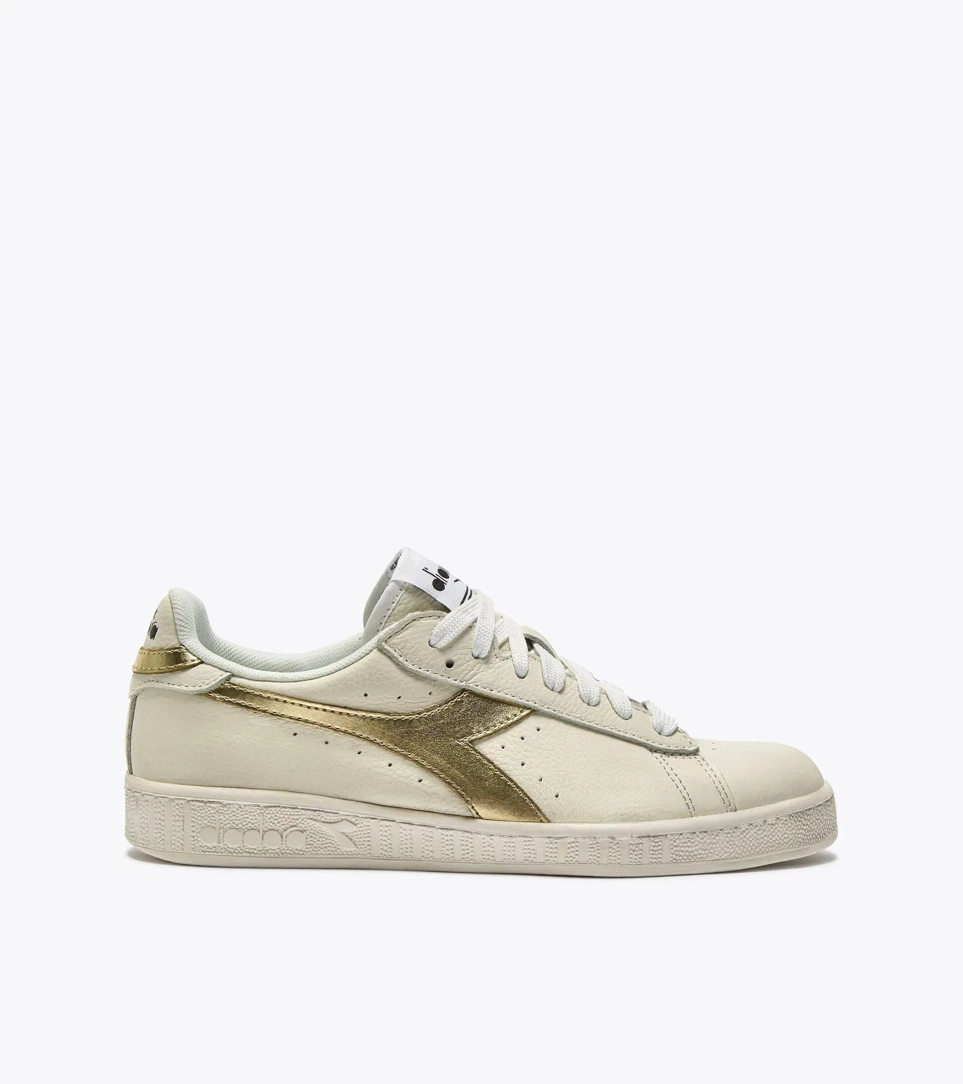Diadora Game L Low Waxed Metal Wn White/Gold