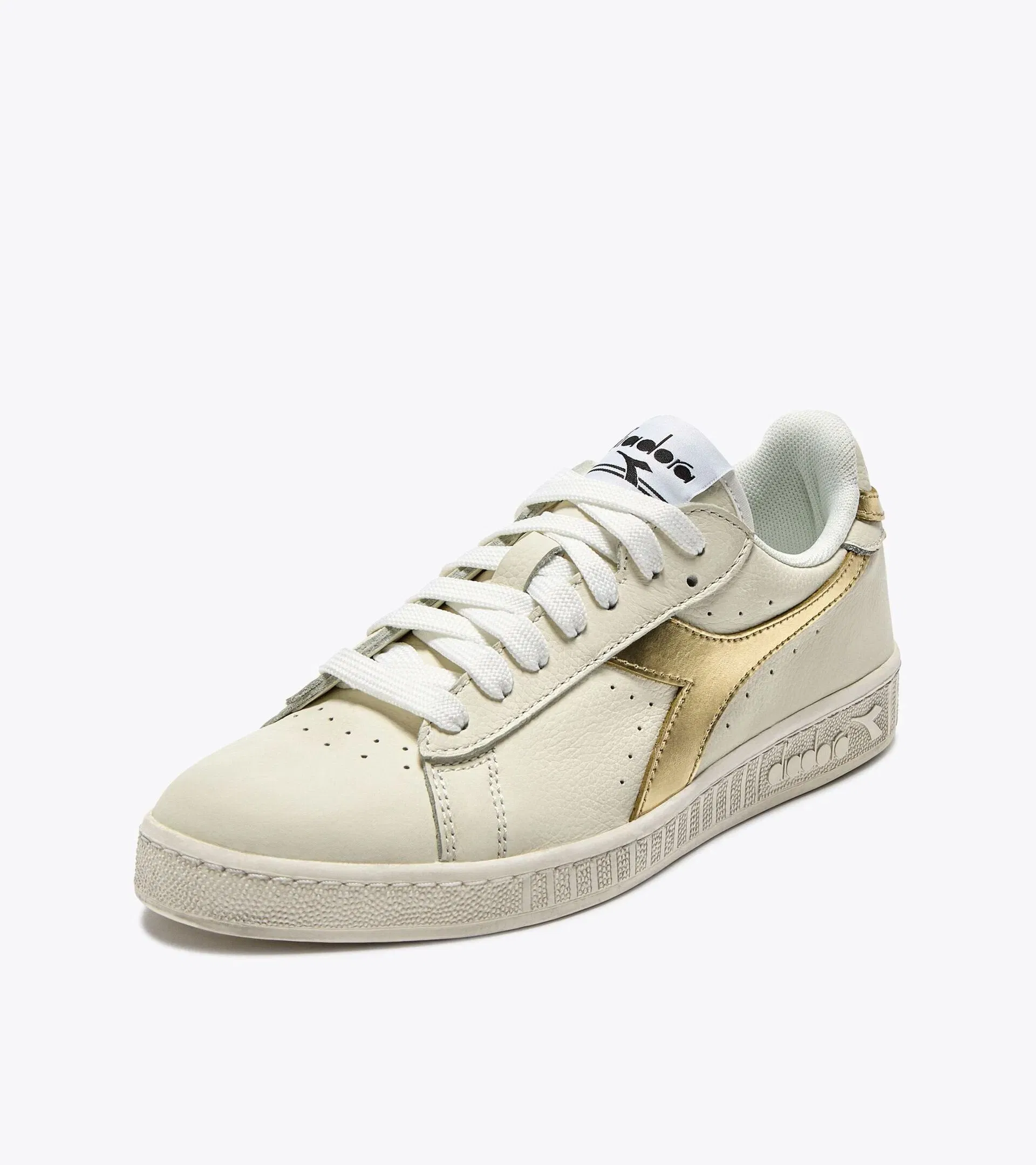 Diadora Game L Low Waxed Metal Wn White/Gold