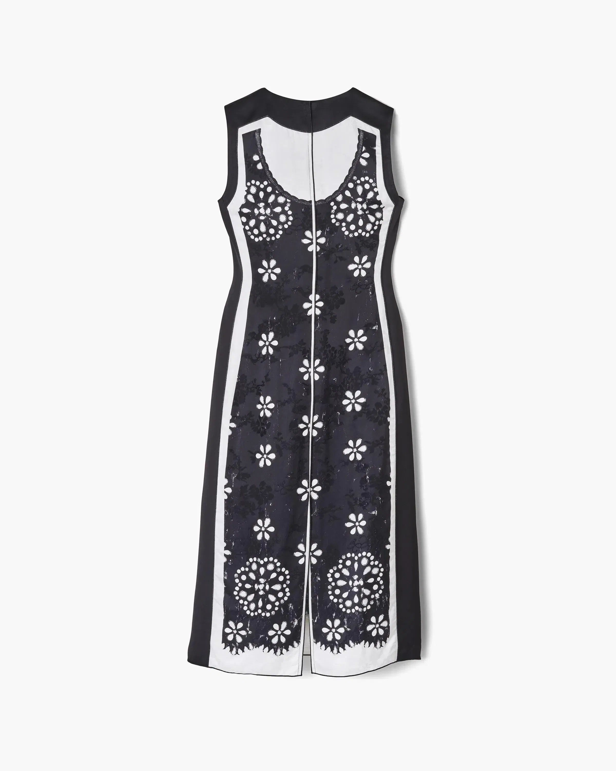 Trompe L'Oeil Eyelet Dress