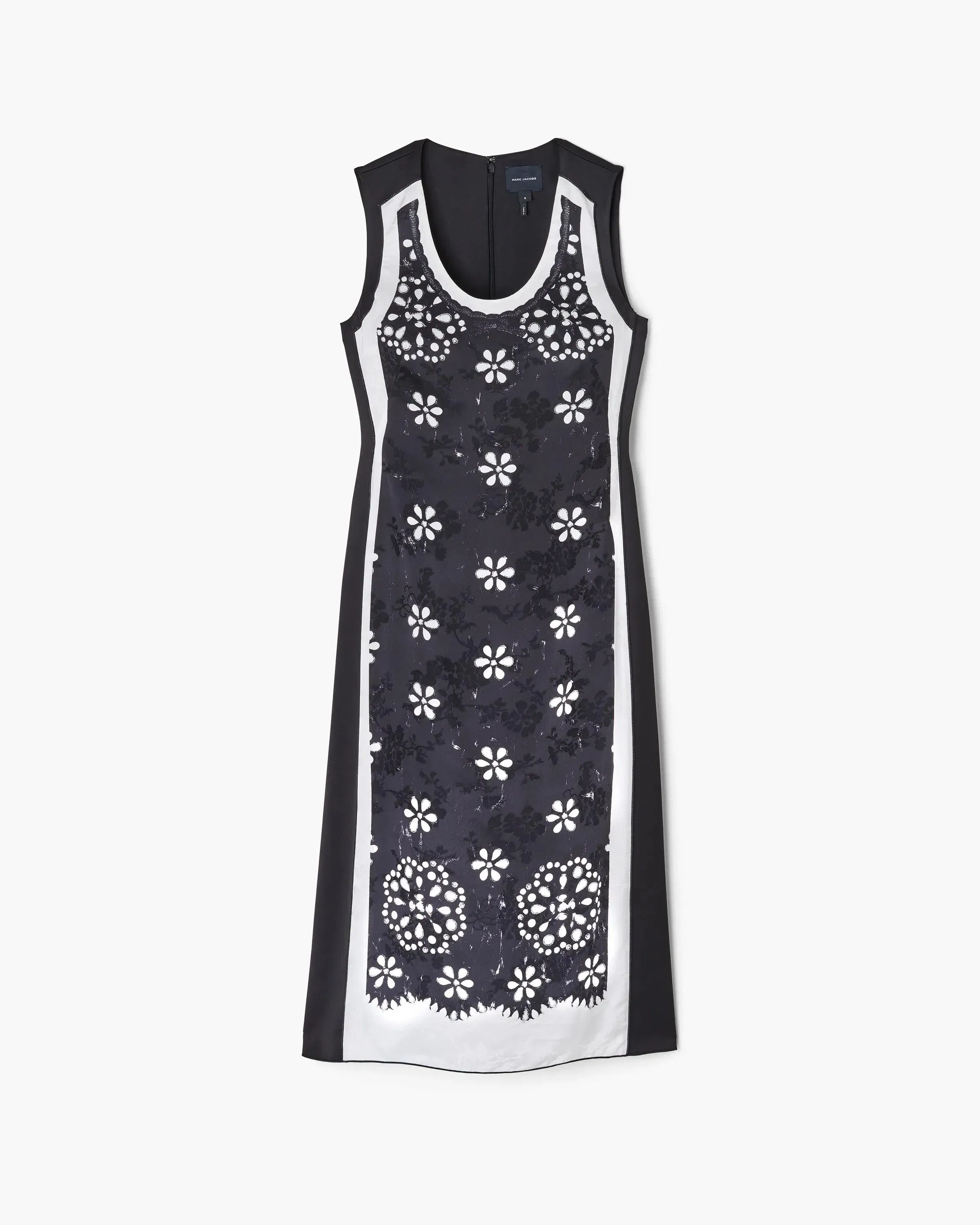 Trompe L'Oeil Eyelet Dress