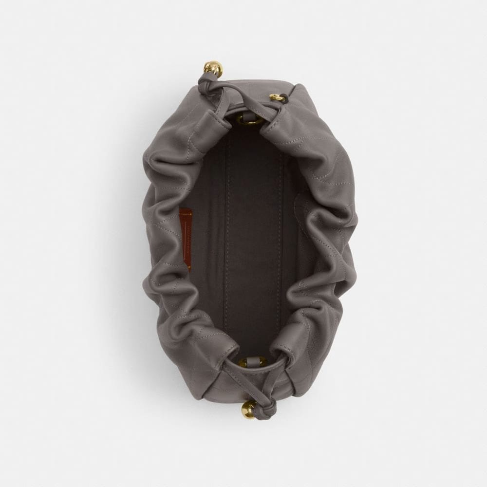Coach Faye Shoulder Bag With Quilting Gold Slate