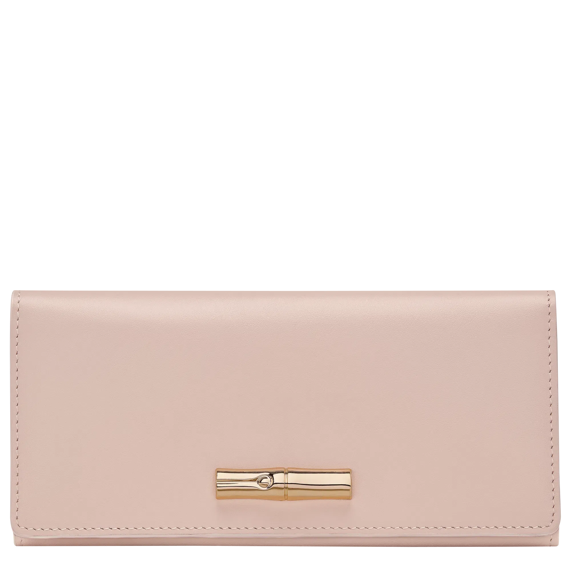 Longchamp Le Roseau Long continental wallet Petal Pink