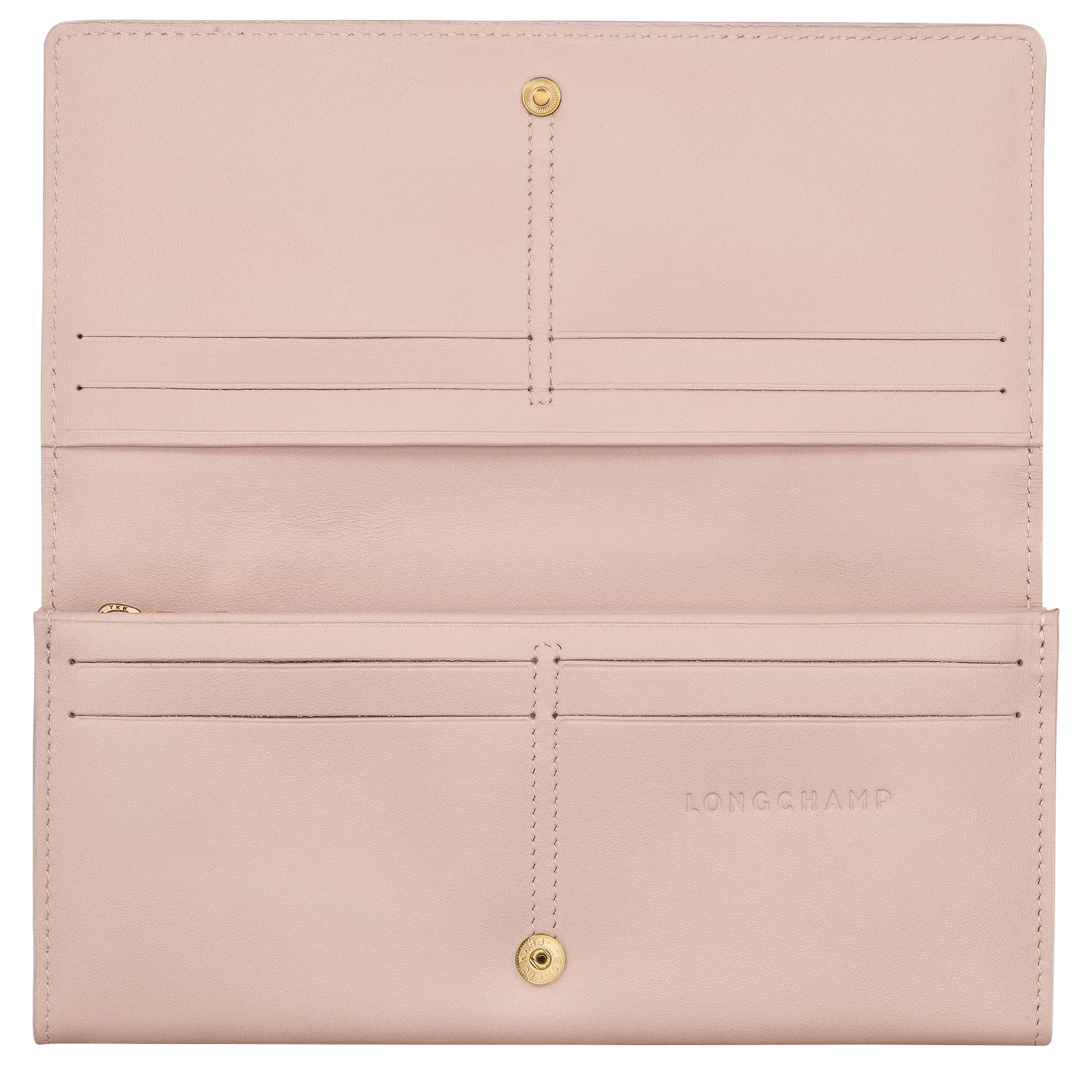 Longchamp Le Roseau Long continental wallet Petal Pink