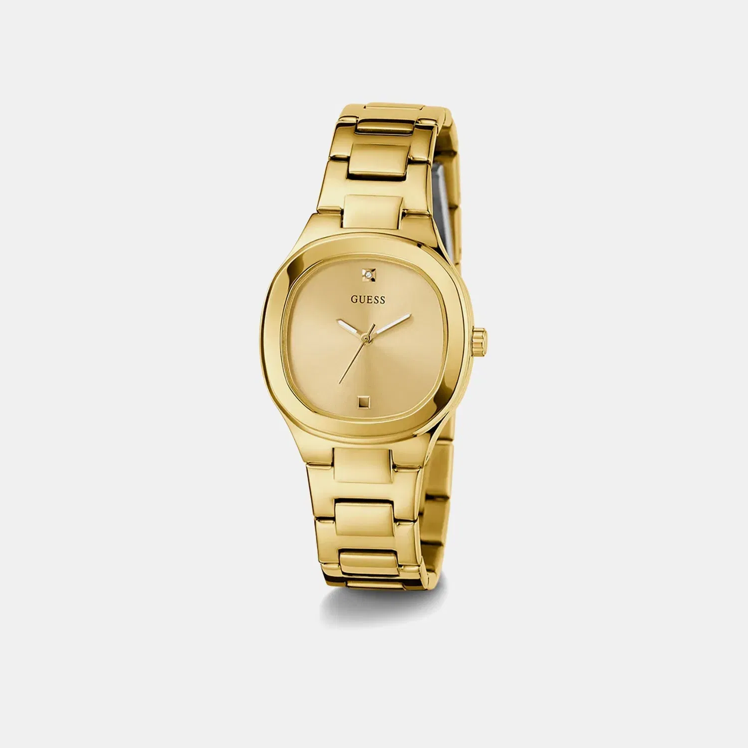 Guess Gd Eve Women Quartz Champagne Dial Analog Stainless Steel Gw0615L2