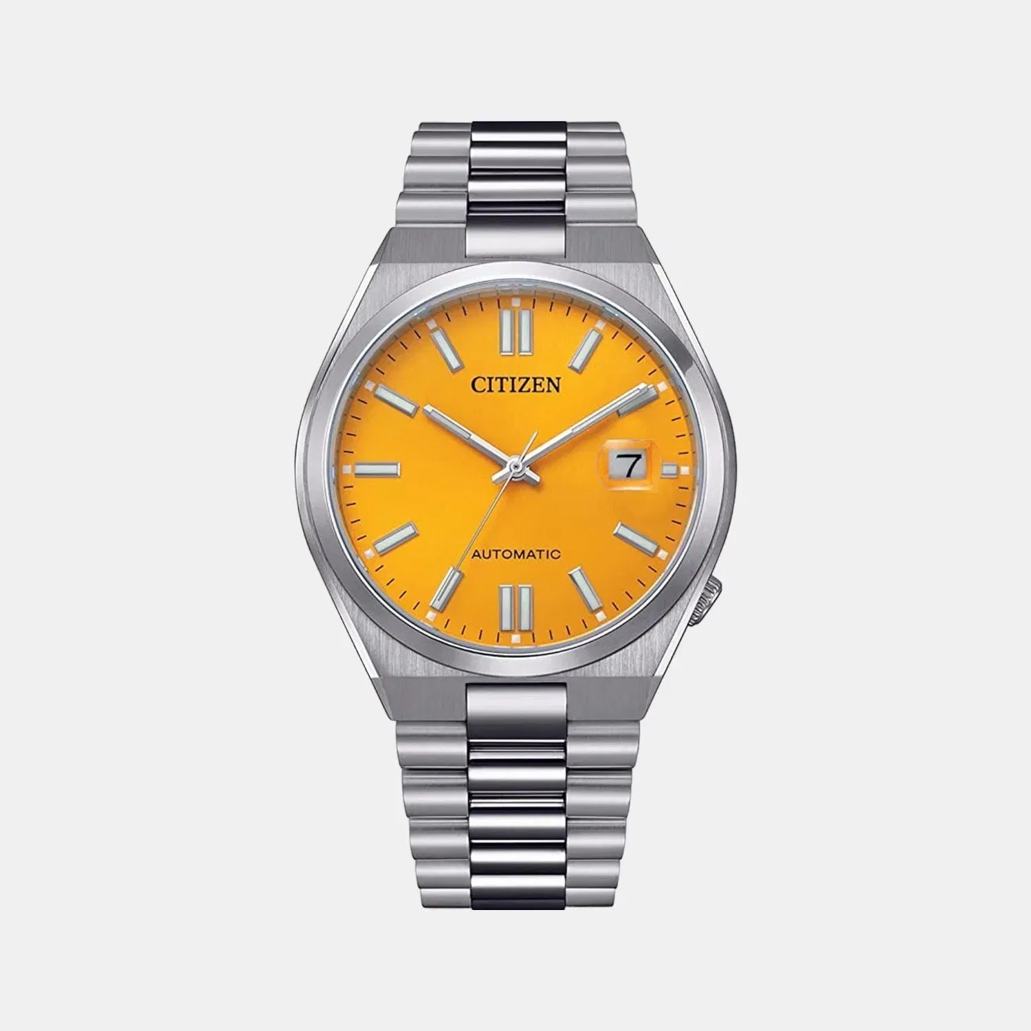 Citizen Tsuyosa Men Automatic Yellow Dial Analog Stainless Steel Nj0150-81Z