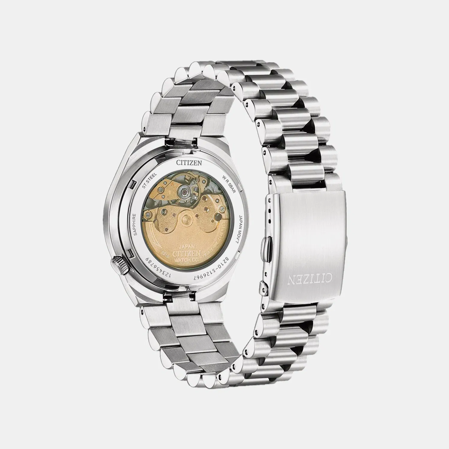 Citizen Tsuyosa Men Automatic Yellow Dial Analog Stainless Steel Nj0150-81Z