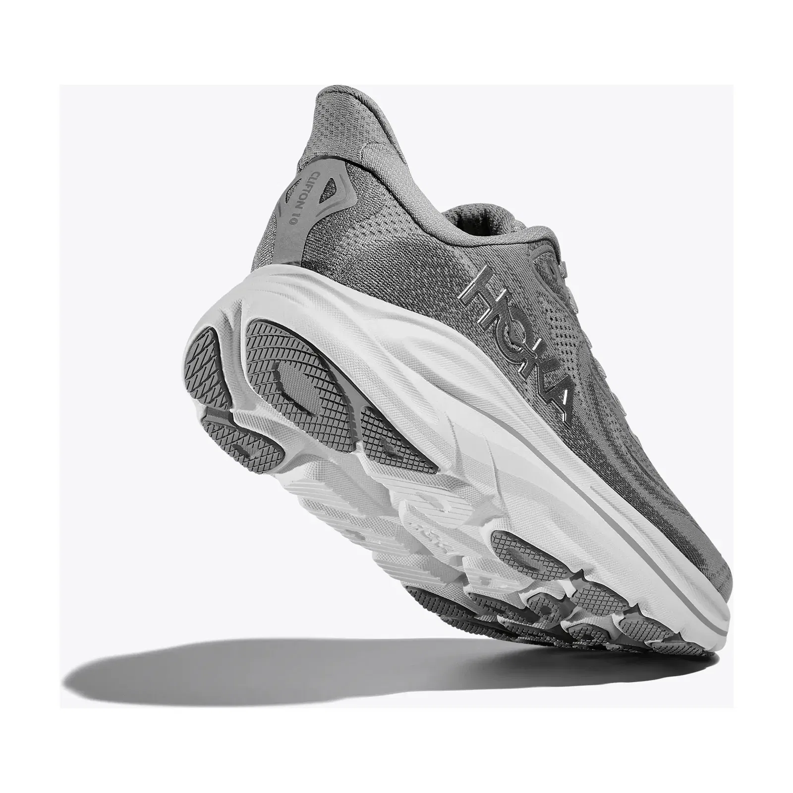Hoka Women'S Clifton 10 Stellar Grey Galactic Grey