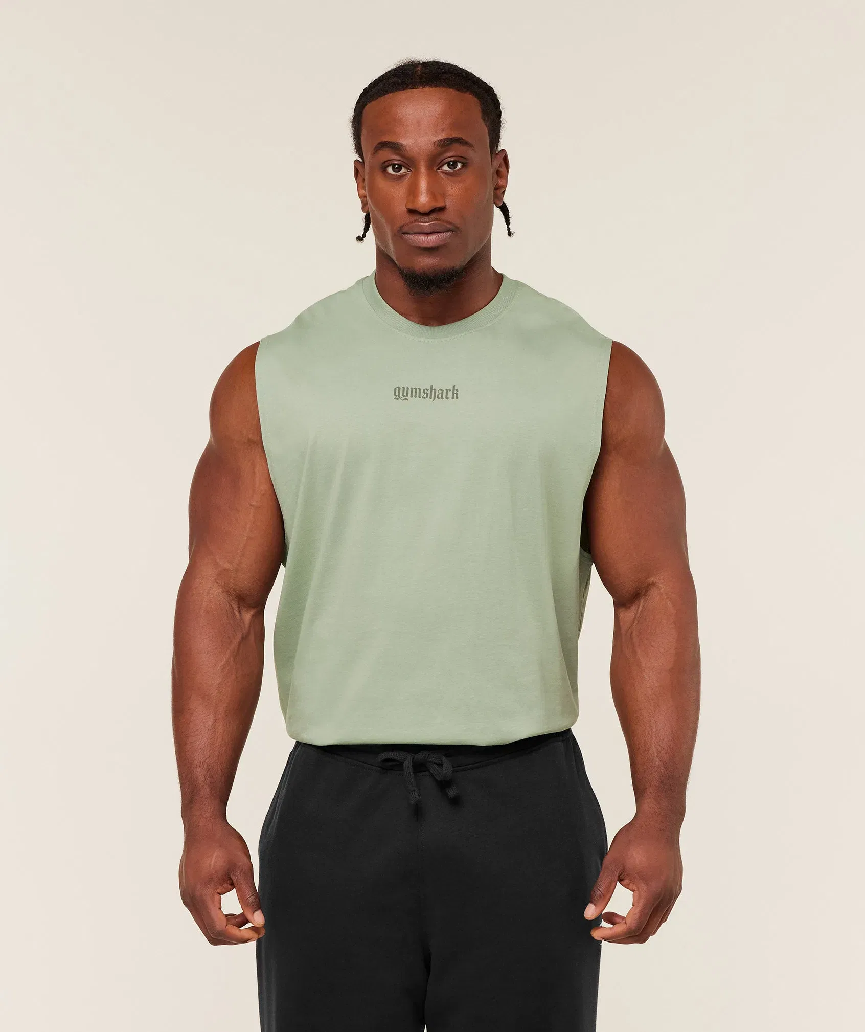 Gymshark Olde English Tank - GS Haze Green