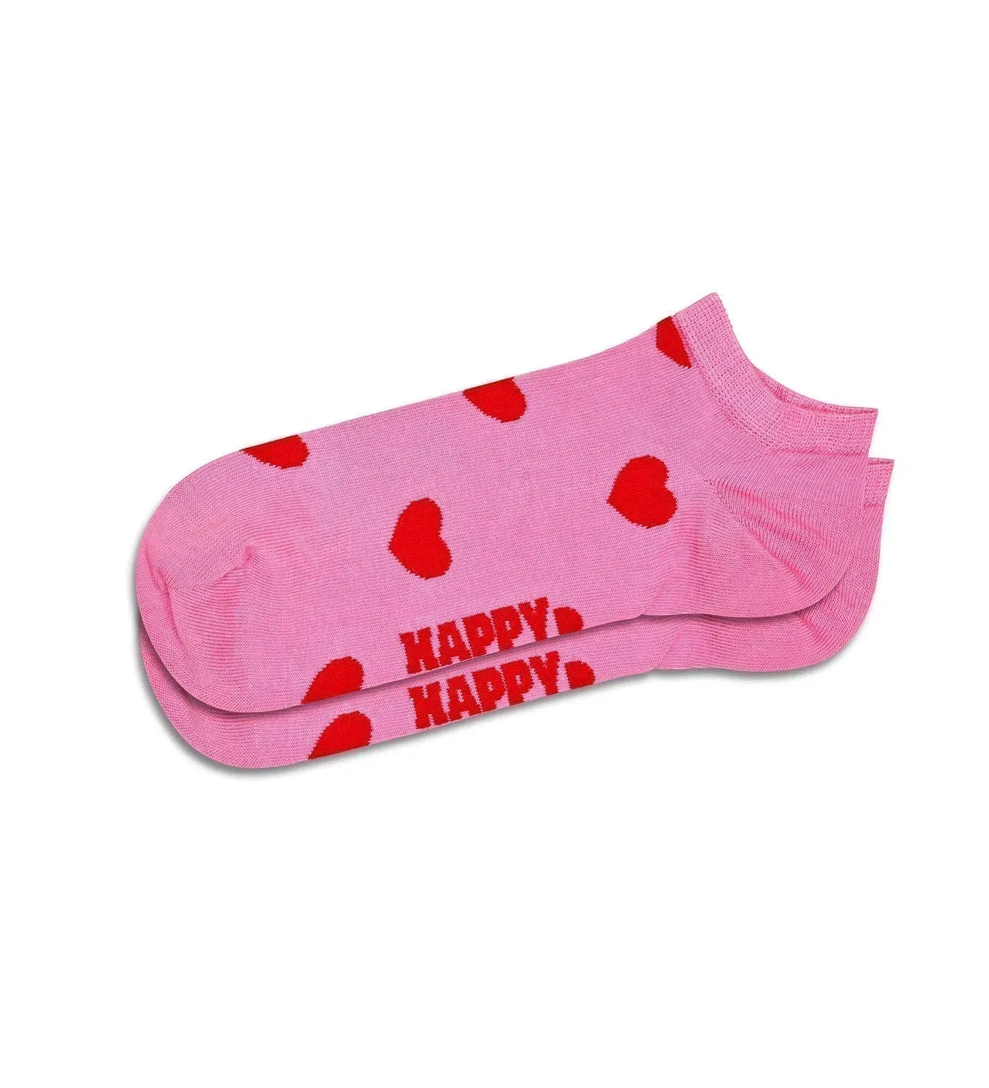 Happy Socks Unisex Hearts Low Cut Ankle Socks for Women and Men