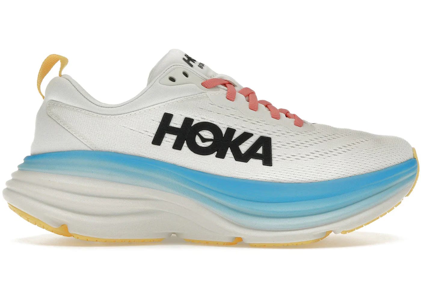 Hoka One One Bondi 8 Blanc De Blanc Swim Day Womens