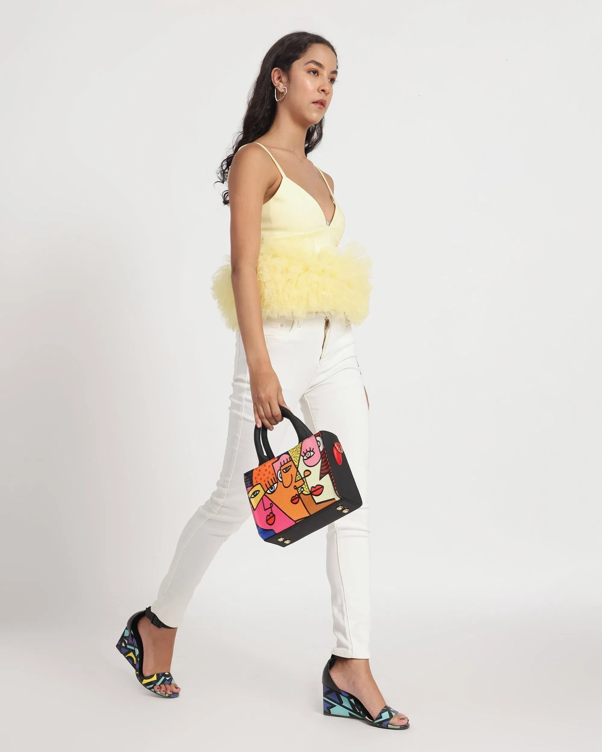 Mini Fetti Faces Tote Bag OG