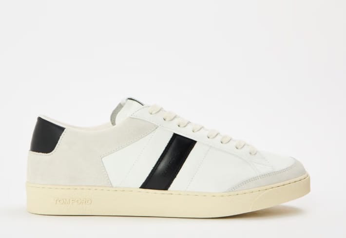 TOM FORD TF Low Top Sn62 'White/Cream'