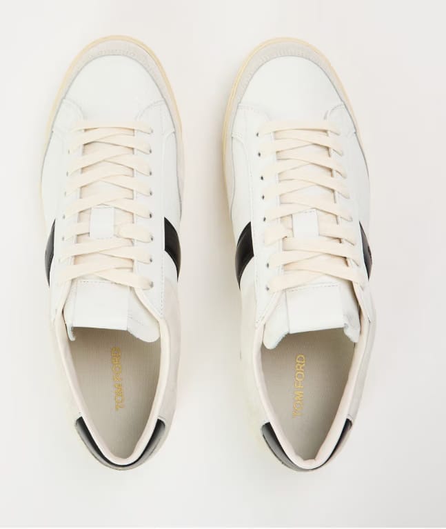 TOM FORD TF Low Top Sn62 'White/Cream'