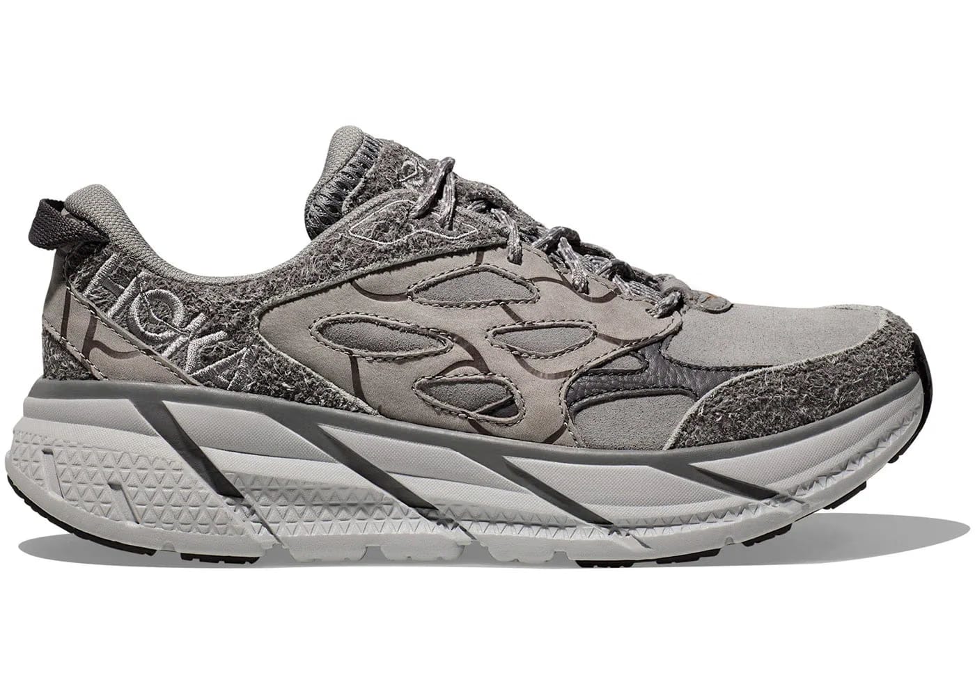 Hoka One One Clifton L Elite Terrain System Galactic Grey