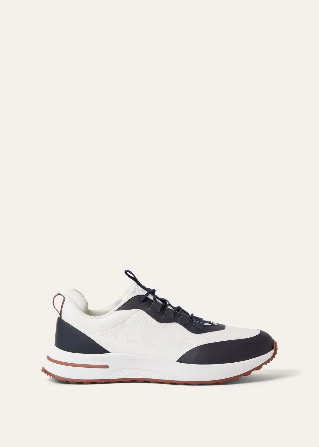 LoroPiana Week End Walk Sneaker White Sea