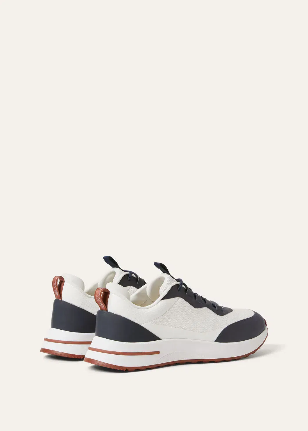 LoroPiana Week End Walk Sneaker White Sea