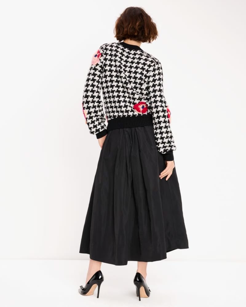 Houndstooth Poppy Sweater