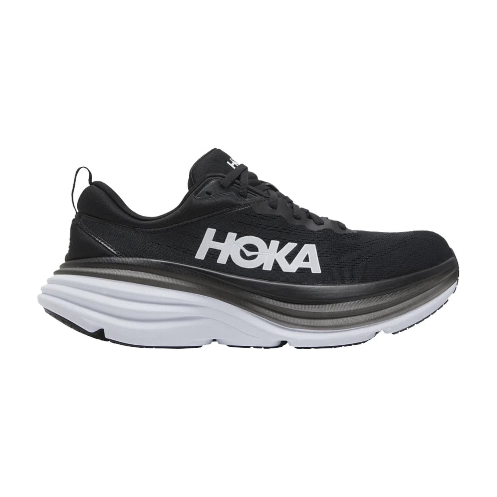 Hoka One One Bondi 8 Black White