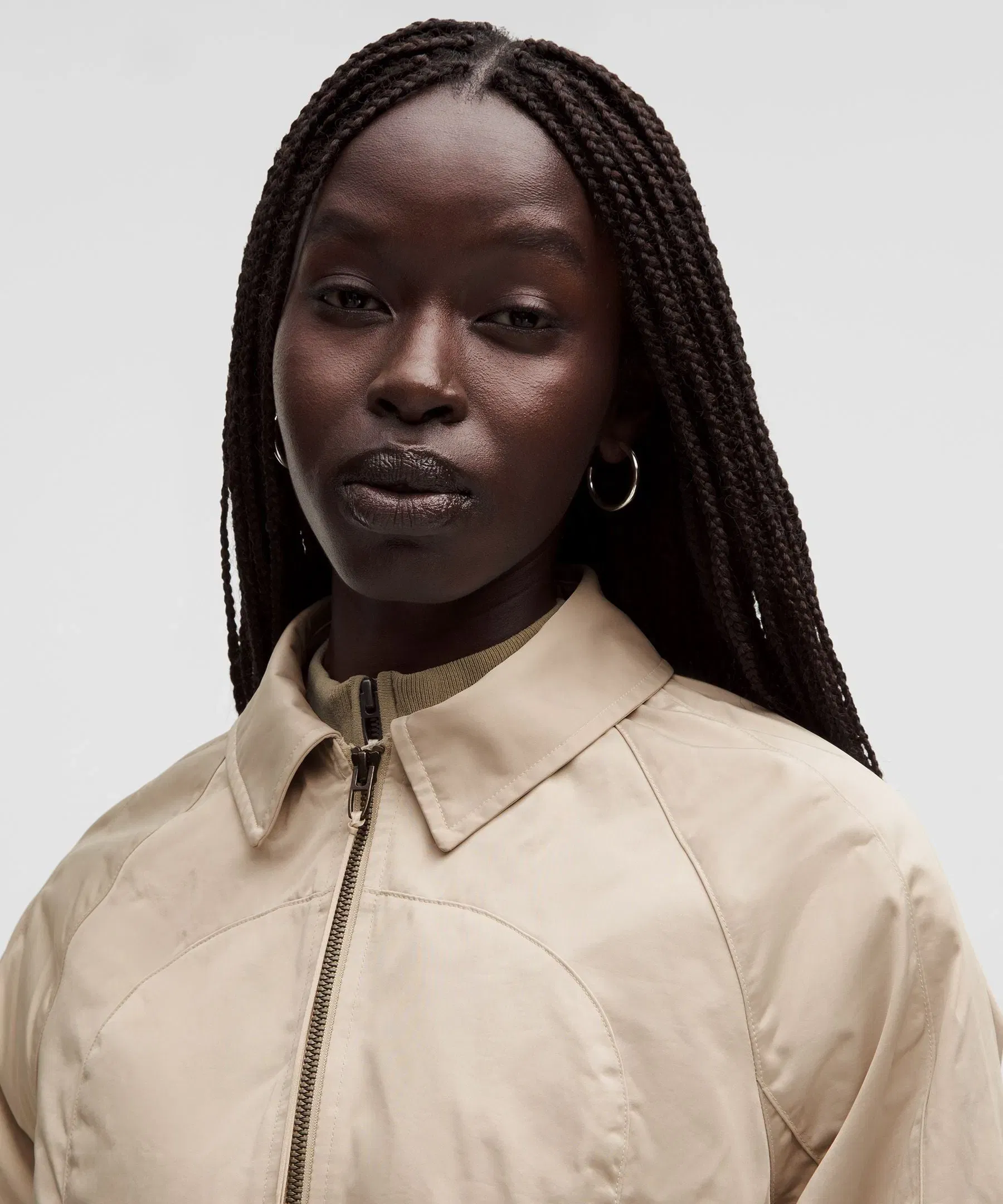 Lululemon Taffeta Removable-Hood Long Jacket *SLNSH Collection