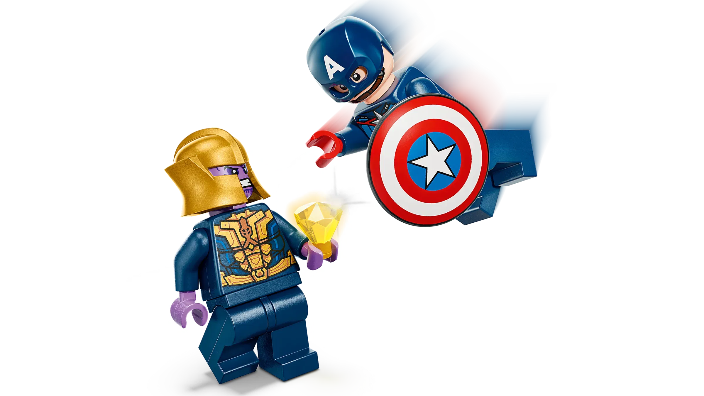 Lego Captain America vs Thanos