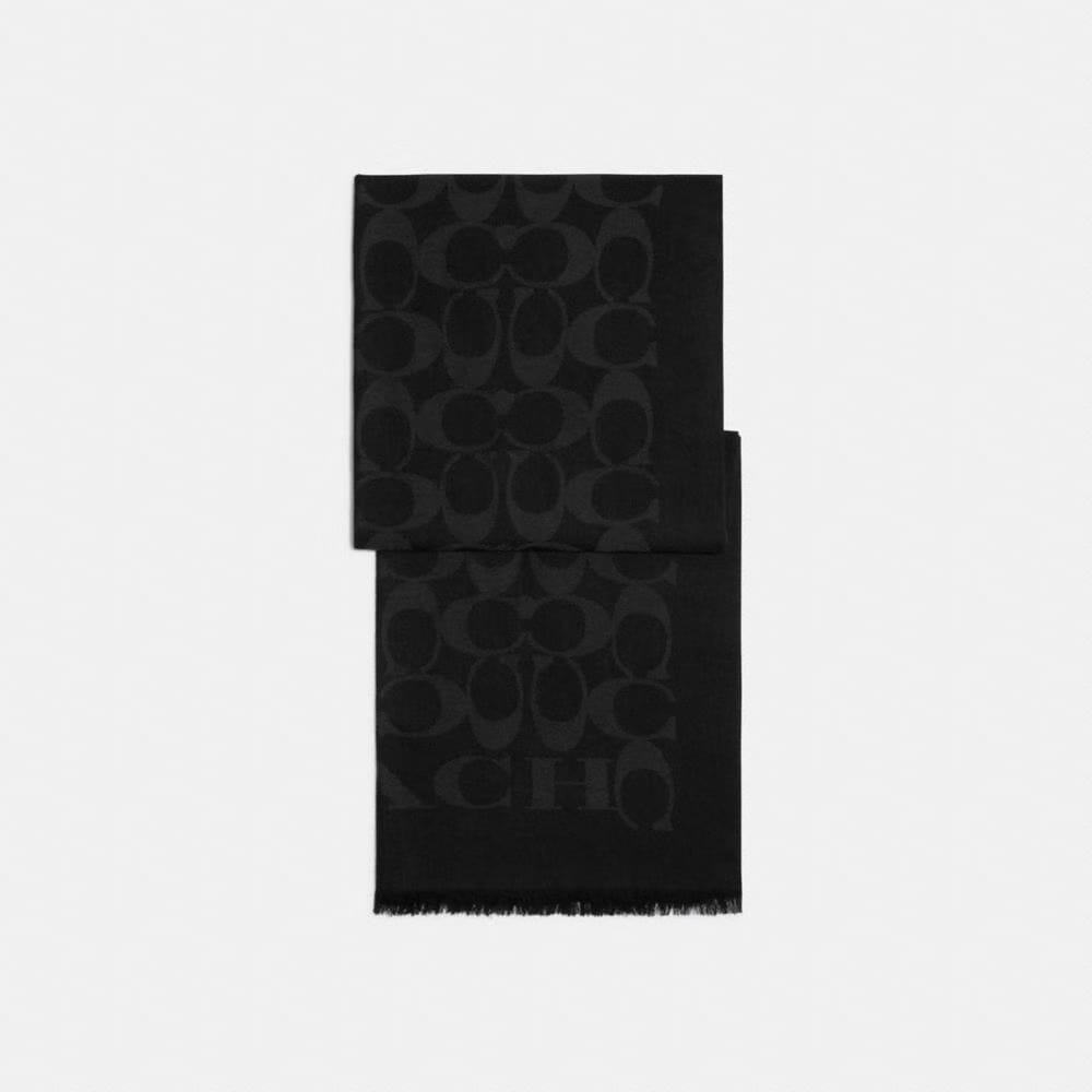 Coach Signature Wrap Black