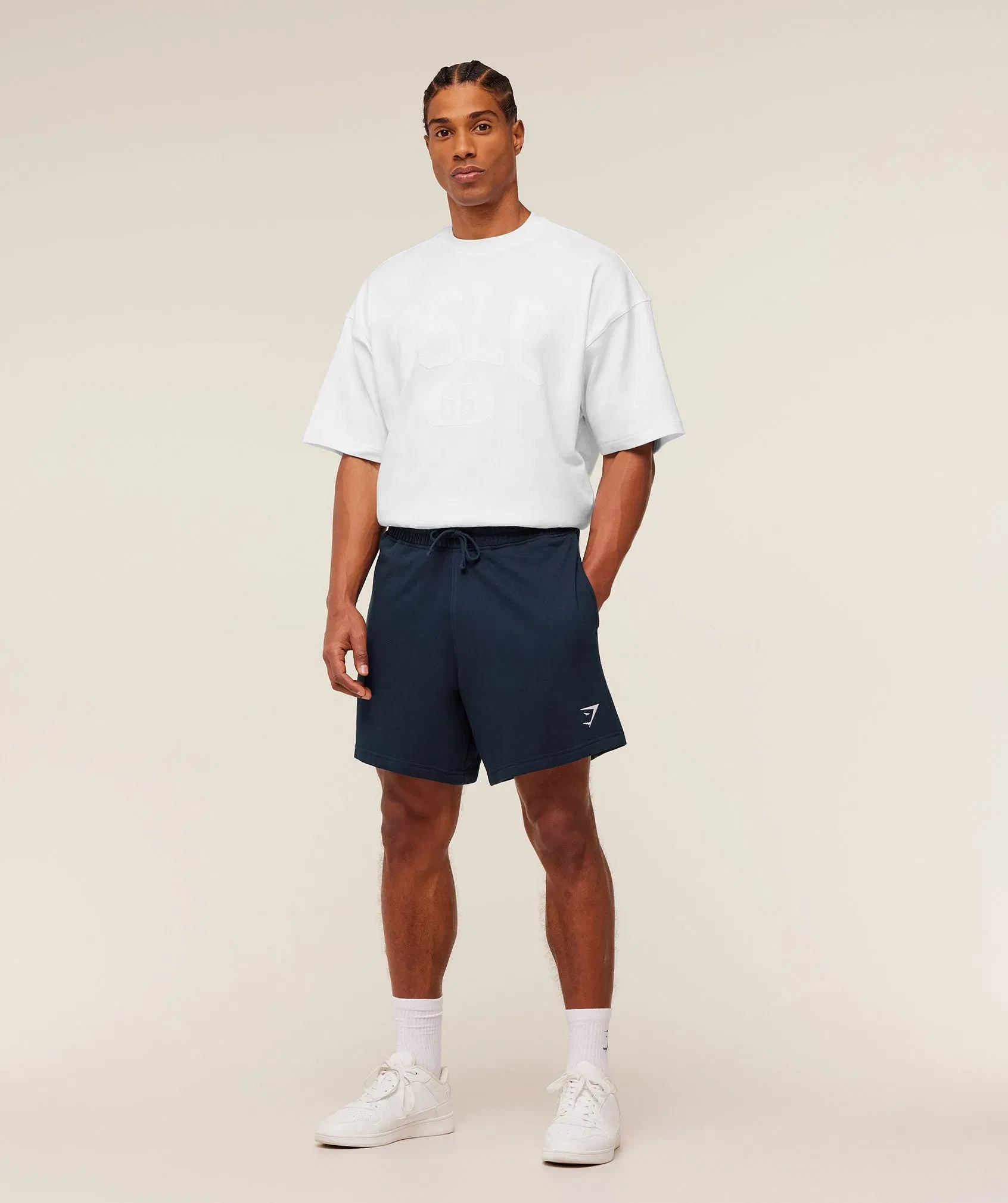 Gymshark Crest Shorts - GS Navy