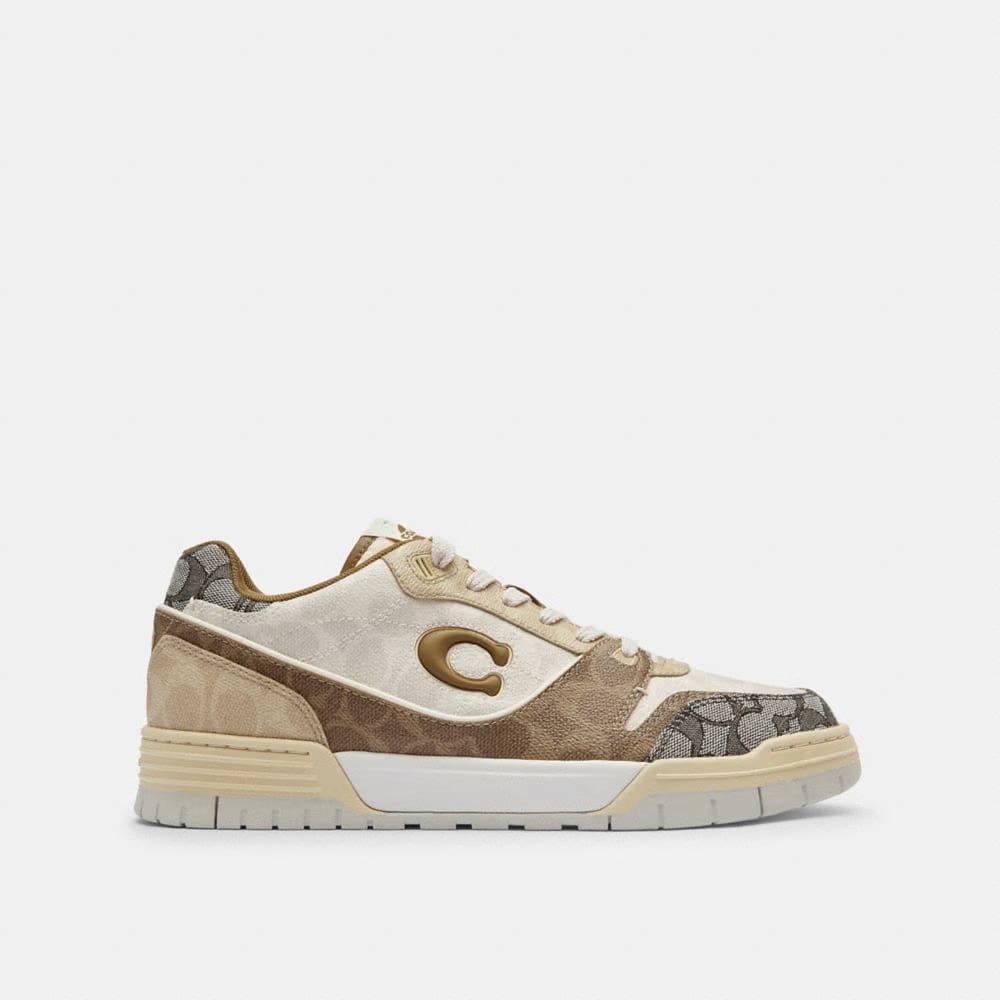 Men's Coach Soho Sneaker In Mixed Signature Multi