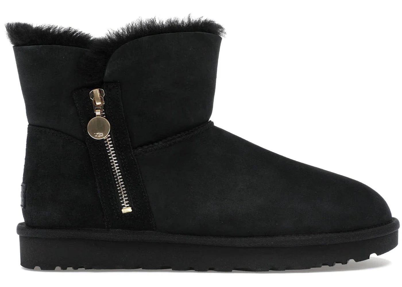 Ugg Bailey Zip Mini Boot Black Womens