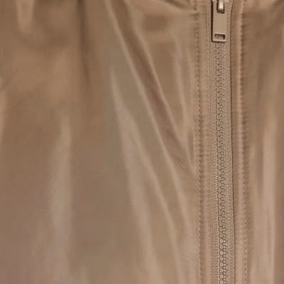 Brown Oversized Bubble Hem Bomber Jacket