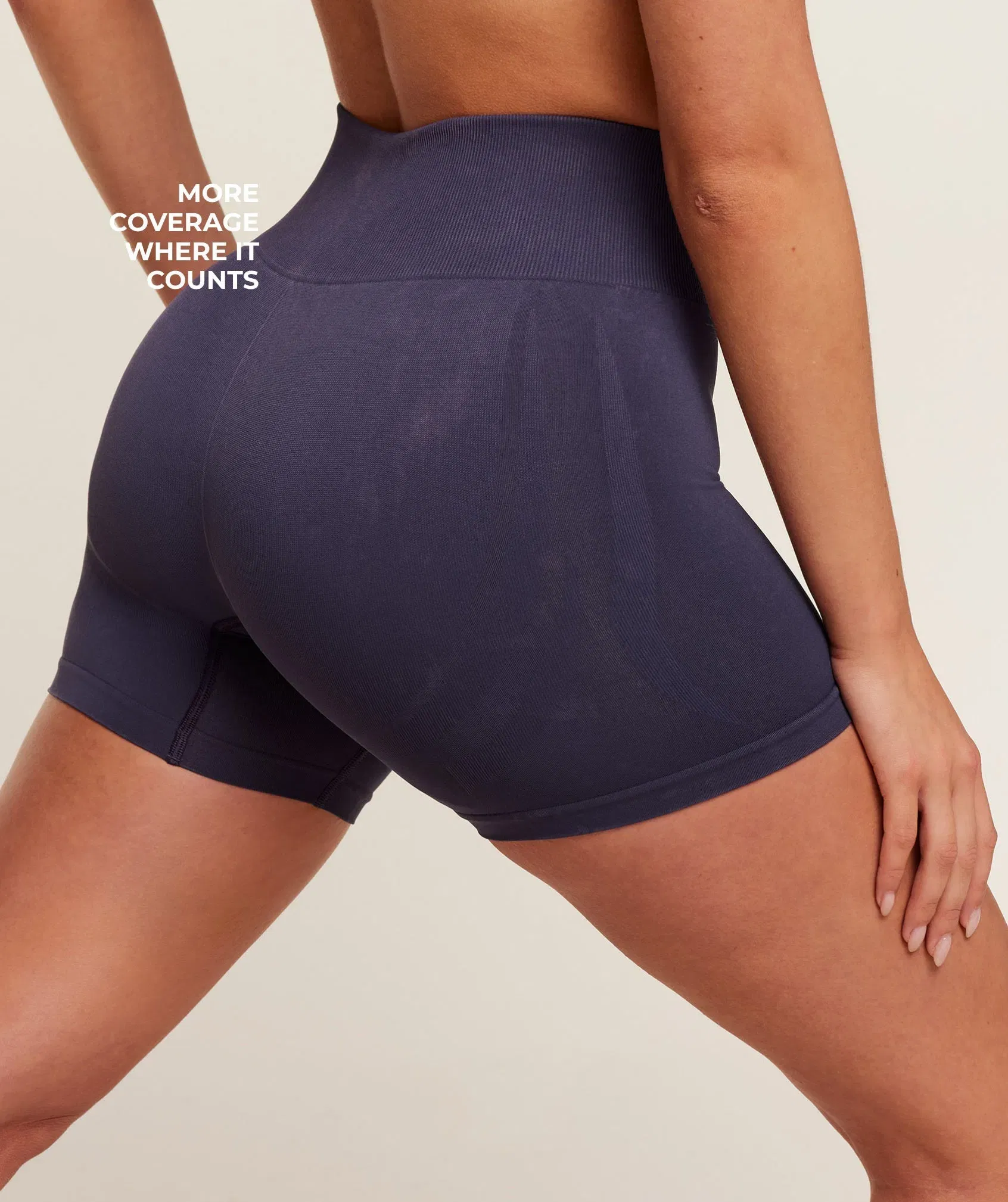 Gymshark Washed Shorts - GS Midnight Purple/WASH