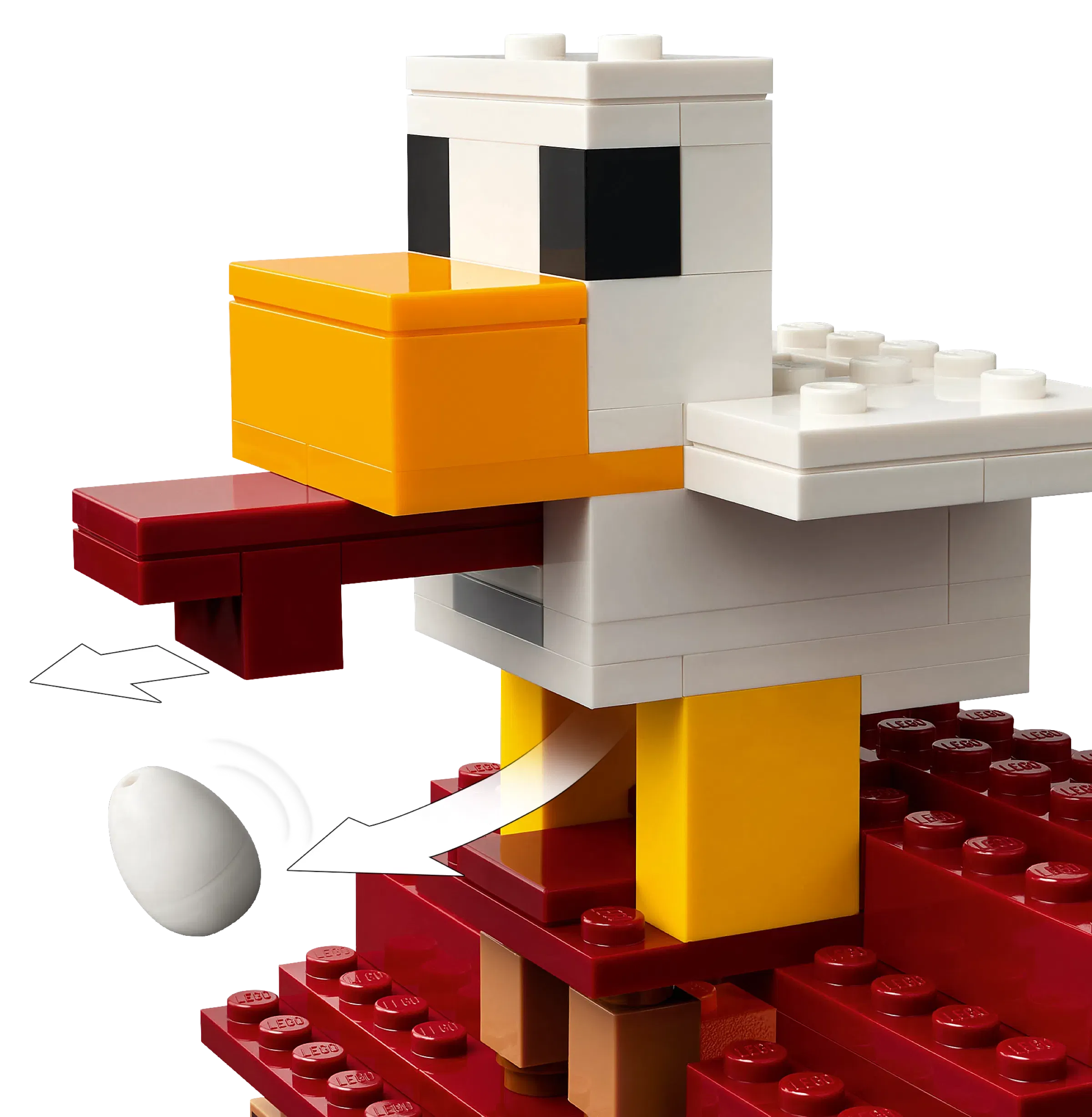 Lego The Ghast Balloon Village Attack